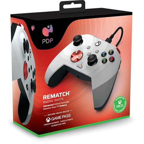 NEW PDP xbox controller R Radial White