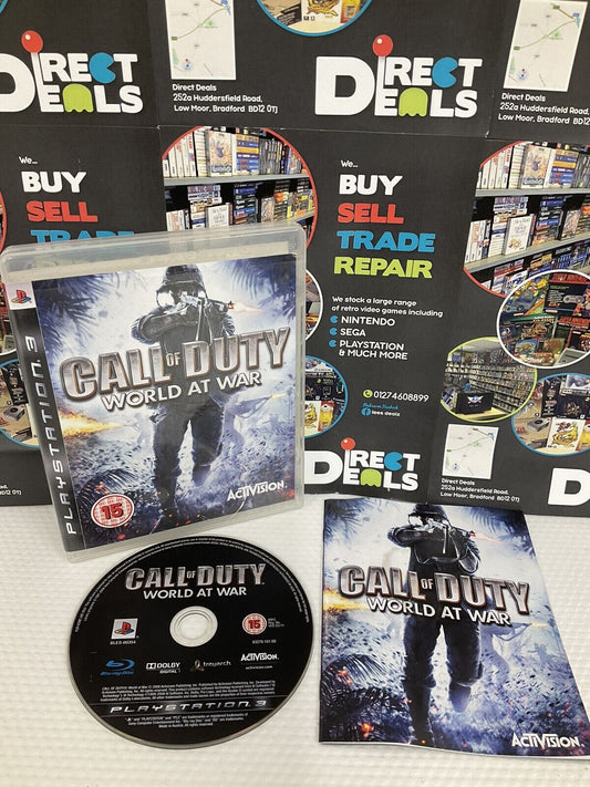 sony playstation 3 Ps3 Call Of Duty World At War